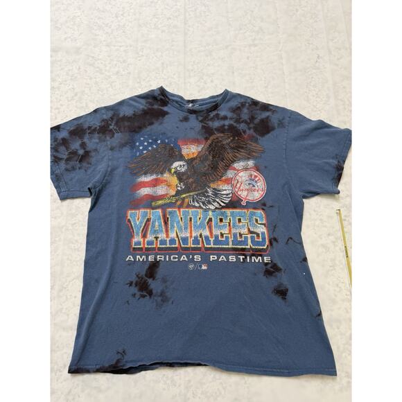 Vintage MLB YANKEES T-shirt / Tie Dye Size M - Picture 1 of 8